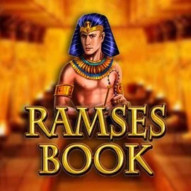 Ramses Book slot logo by Gamomat at 5Gringos Casino