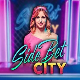 Official Live Casino logo: Side Bet City by Evolution at 5Gringos Casino